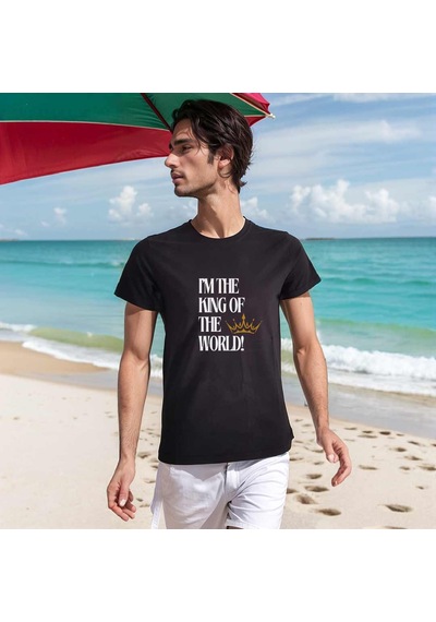 Kıng Of The World T-shırt Beyaz