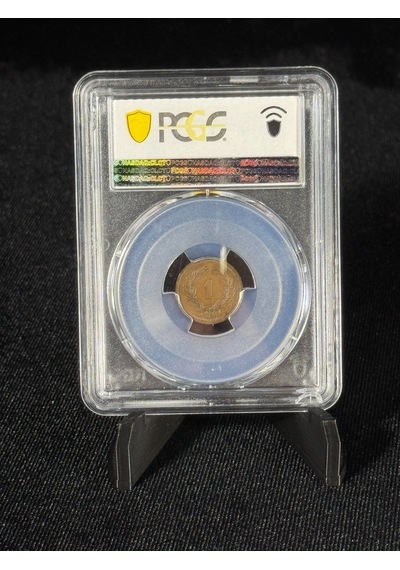 Pcgs Ms63bn Sertifikalı 1908 B İsviçre 1 Rappen Koleksiyonluk Bronz Para