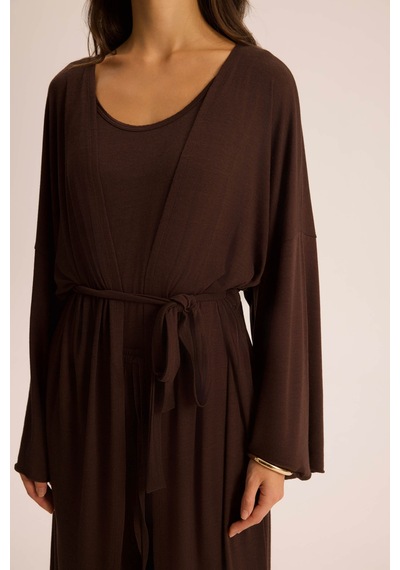 Mai Studios Co. Raina Kahve Kimono Basic Üçlü Takım Kahve Mai Studios Co. Raina Kahve Kimono Basic Üçlü Takım Kahve