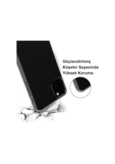 Apple Uyumlu iPhone 8  Kapak Floral Kırmızı Tasarımlı Şeffaf Silikon Kılıf