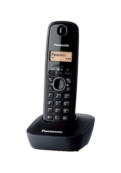 PANASONIC KX-TG1611 TELSİZ TELEFON (Siyah) 17 Saat Konuşma, 150 S
