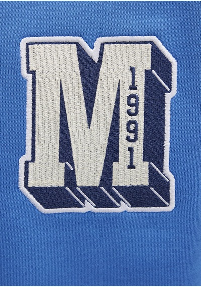 Mavi - M Logo Nakış Detaylı Mavi Sweatshirt 0s10492-81330 Mavi