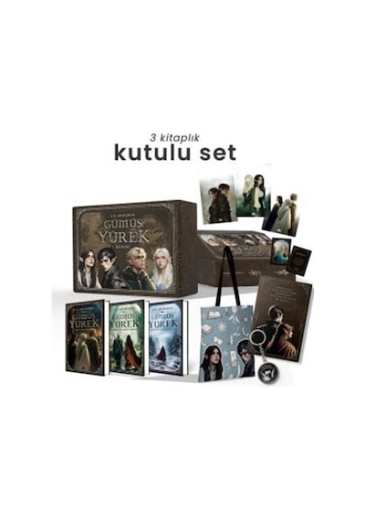 Gümüş Yürek Serisi Üç Kitaplık Hediyeli Ciltli Kutu / D.n. A...