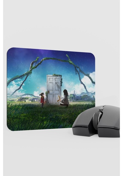 Suzume Anime V5 - 22x18 Gaming Kauçuk Kaymaz Taban Mouse Pad Fare Altlığı