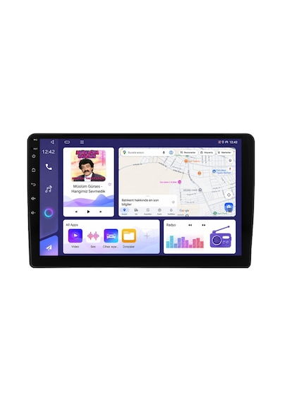 Renault Symbol Android Multimedya 2013-2019 Universal Carplay Android Auto 10gb Ram 256gb Pro 9"