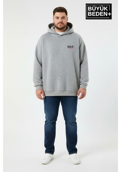 Süperlife Erkek Büyük Beden Brooklyn 1970 Baskılı Kapüşonlu İnce Sweatshirt Spr26bsw964 Açık Gri Melanj Süperlife Erkek Büyük Beden Brooklyn 1970 Baskılı Kapüşonlu İnce Sweatshirt Spr26bsw964 Açık Gri Melanj