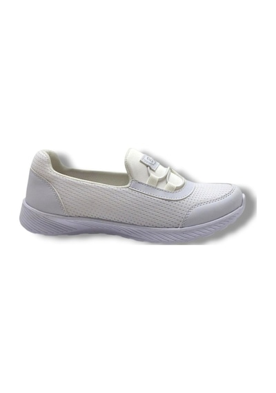Black Sea 575-26 Anorak Slip On Anatomik Kadın Sneaker 36-42 Beyaz
