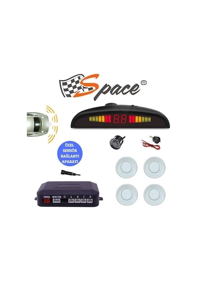 Space Park Sensörü Türkçe Sesli 22Mm Beyaz / Gupr19-B N11.591