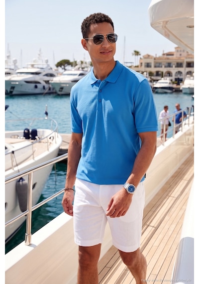 Buratti Pamuklu Regular Fit Düğmeli Erkek Polo Yaka T Shirt 5902127 Koyu Mavi