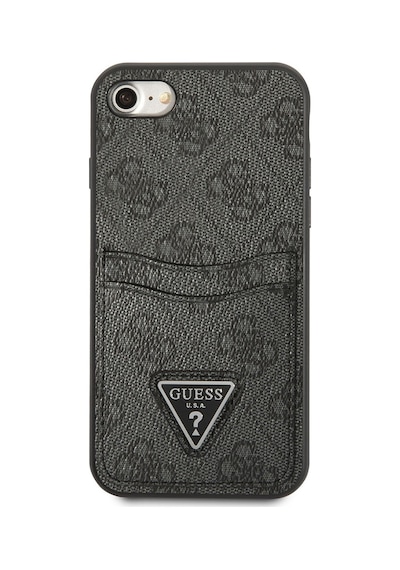 Apple Uyumlu iPhone 7 Kılıf Guess Çift Kart Bölmeli Kapak