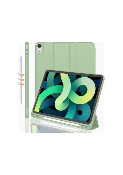 Apple Uyumlu iPad Air 5 10.9" 2022 M1 Kılıf Kalem Bölmeli Smart Case A25