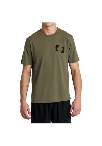 Rvca Rvca Balance Banner Erkek Tişört 695 Yeşil
