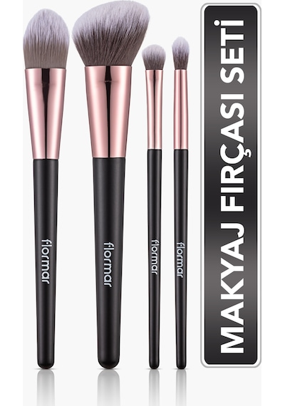 Flormar 4'lü Yüz & Göz Makyaj Fırçası Seti 012