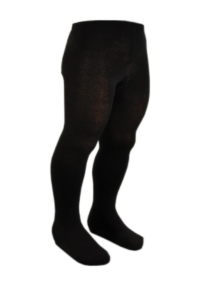 Design DESIGN PAMUKLU KÜLOTLU ÇORAP - 5 YAŞ-Siyah