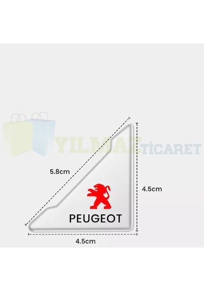 Peugeot Logo Kapı Kenar Köşe Koruyucu Çarpma Çizilme Önleyici Peugeot Logo Kapı Kenar Köşe Koruyucu Çarpma Çizilme Önleyici