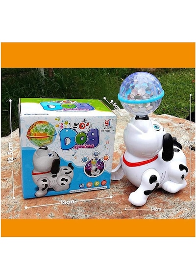 Oyuncak Sesli Işıklı Pilli Dansçı Köpek