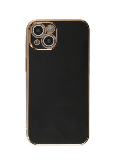 Apple Uyumlu iPhone 14 Kılıf Volet Silikon Siyah,