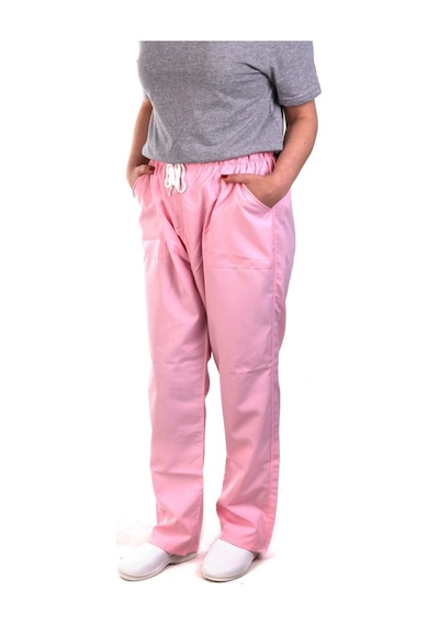 Eser - Alpaka Pantolon - Beli Lastikli - Pembe