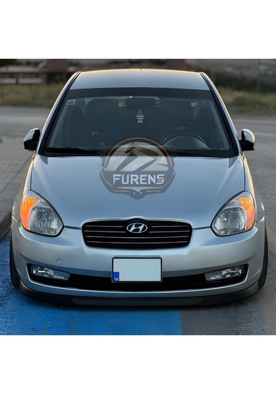 Hyundai Accent Era 2006-2010 Uyumlu H Lip Esnek Ön Lip 2 Parça Karlık Ön Ek Tampon Altı Dil