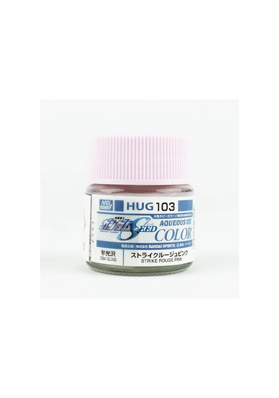 Mr.hobby Hug-103, 10 Ml. Strike Rouge Pink Aqueous Gundam Maket Boyası Standart