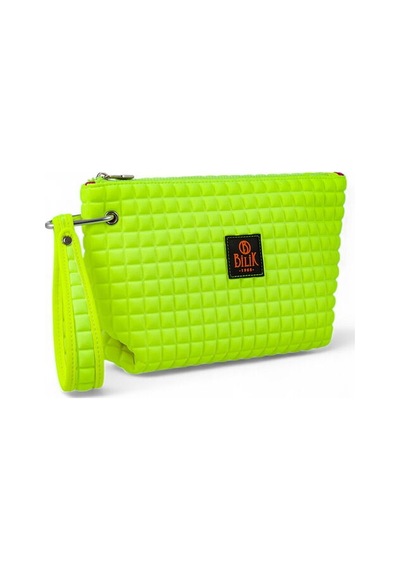 Bilik Deri Scuba Sarı Kadın Portföy & Clutch Çanta Yeliz Sarı