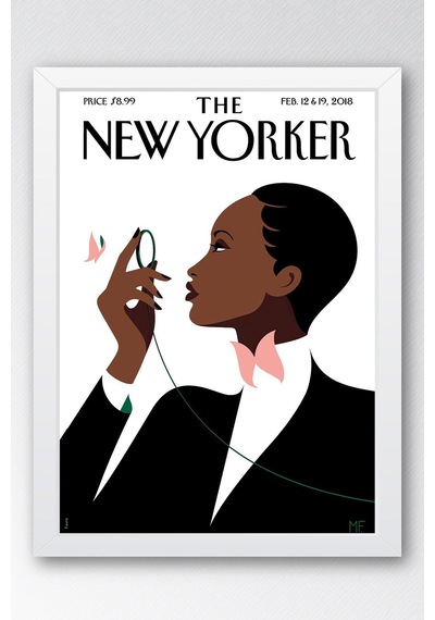 The New Yorker Çerçeveli Tablo February 12 2018