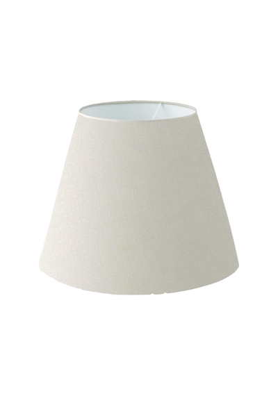 Abajur Başlık Krem Konik Şapka 25x15x20 Cm Dekoratif Özel Yüksek Kalite Kumaş