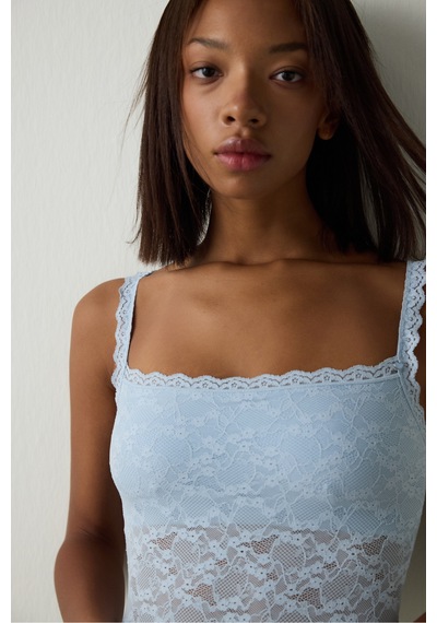 Penti Açık Mavi Kare Yaka Balensiz Çıkarılabilir Kaplı Bodysuit Penti Açık Mavi Kare Yaka Balensiz Çıkarılabilir Kaplı Bodysuit