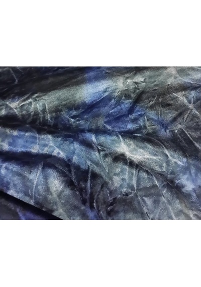 Fransız Likralı Batik Desen Ipek Kadife Elbiselik Bluzluk Etek Z6