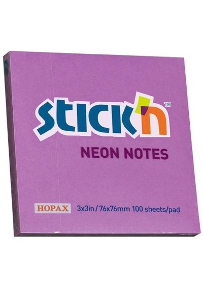 Gıpta Stıckn Yapışkanlı Not Kağıdı 76x76 Neon Mor 100 Yaprak