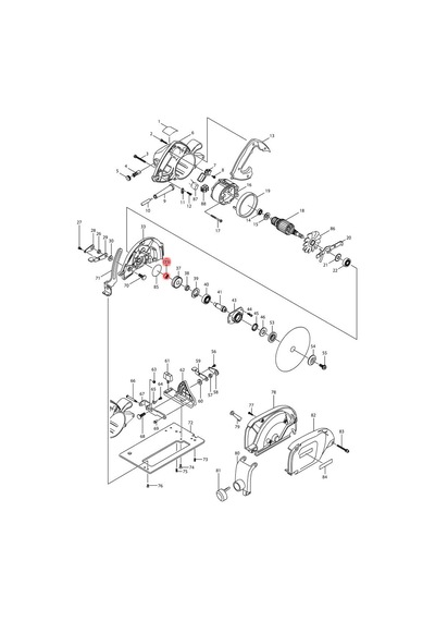 Makita 4157KB İğneli Rulman Ürün Kodu 212052-1