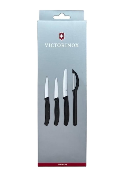 Victorinox 4'lü Soyacak Ve Bıçak Seti, Siyah Diğer