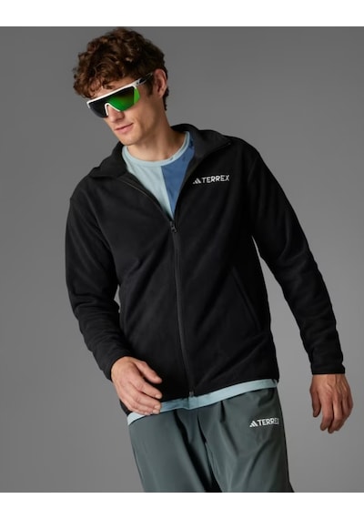 Adidas Multi Essentials Full-zip Fleece Erkek Polar Ceket Jp0795 Siyah
