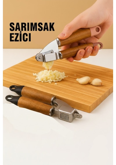 Ivory Ivo-me225 Akasya Saplı Sarımsak Ezeceği Krem