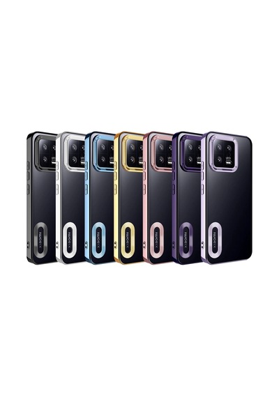 Zore Mi 13 Kılıf Kamera Korumalı Logo Gösteren Ogaa Omega Kapak - Derin Mor