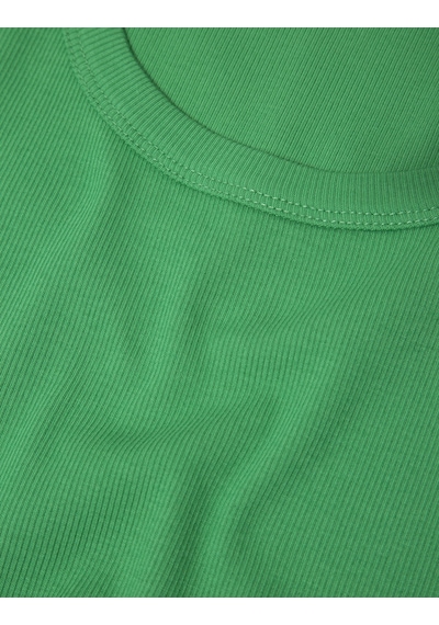 Marks & Spencer Pamuk Karışımlı Ribana Slim Fit Atlet Yeşil