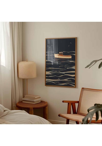 Minimalist Tekne Duvar Sanatı Modern Denizcilik Temalı Okyanus Posteri, Sakin Deniz Baskısı, Kıyı Balıkçı Teknesi İllüstrasyonu, Çerçevesiz Denizcilik Dekorasyonu Minimalist Tekne Duvar Sanatı Modern Denizcilik Temalı Okyanus Posteri, Sakin Deniz Baskısı, Kıyı Balıkçı Teknesi İllüstrasyonu, Çerçevesiz Denizcilik Dekorasyonu