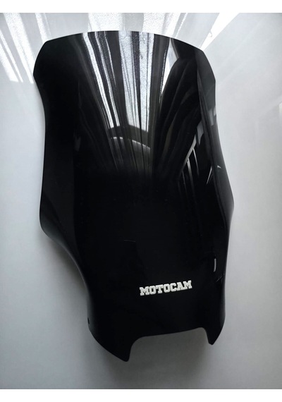 Motocam Kawasaki Versys 650 Ön Cam 2010-2014 Model 52cm Siyah Renkli 4mm Uzun