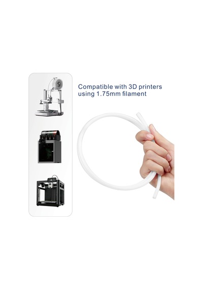 Ptfe Teflon Boru 1m 100cm - 2mm Id 4mm Od 1.75mm Filament Bowden 3d Yazıcı Uyumlu Tüp