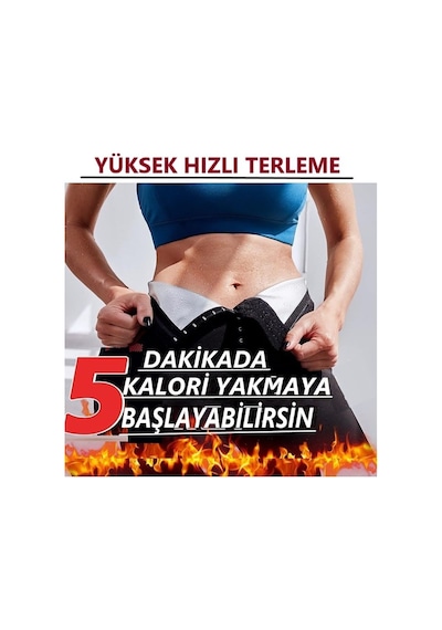 Mistirik Sauna-tayt Model Termal Agraflı Korse Etkili Tayt  Vücut Şekillendirici Toparlayıcı Siyah