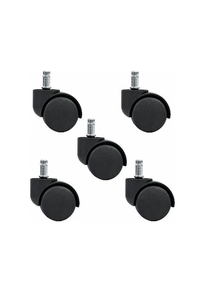 Pimli Geçmeli Ofis Koltuk Sandalye Tekeri 50 Mm-5 Adet