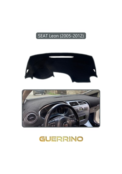 Seat Leon 2005-2012 Torpido Koruma Halısı Gri Kenar