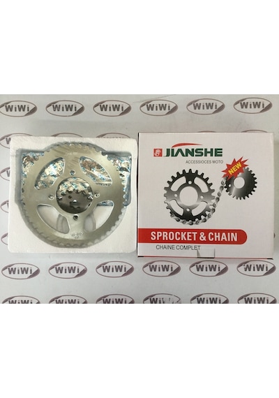 Yamaha Ybr 125 Zincir Dişli Takımı Set Jianse 45t-14t-118l