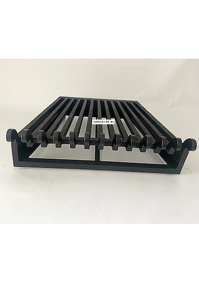 Döküm Izgara Şömine Izgarası 61 Cm X 40 Cm.X 45 Cm 13 Lü Izgara Çekmeceli