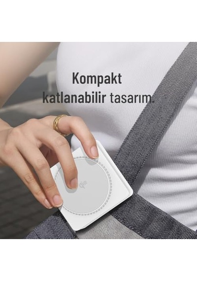 3in 1 Katlanabilir Çoklu Masaüstü Kablosuz Şarj Standı
