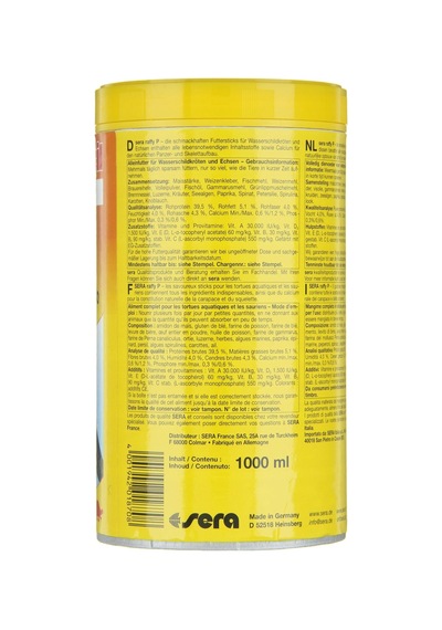 Raffy P Kaplumbağa Yemi 1000 Ml 220 Gr