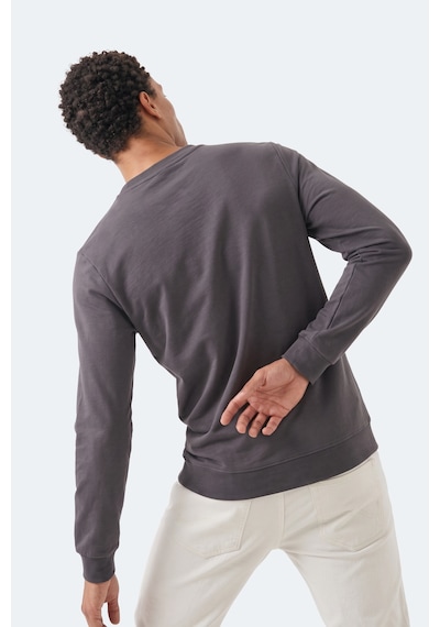 Slazenger Gabıno I Erkek Koyu Gri Sweatshırt