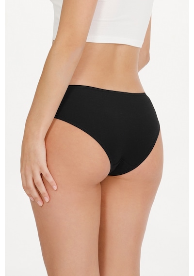 Sensu Kadın Beli Lastikli 6'lı Slip Külot Çok Renkli Karışık