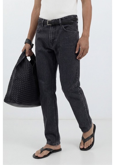 Antioch Tapered Fit Erkek Jean Antrasit