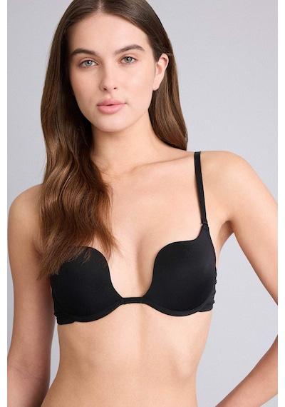 Defacto Kaplı Yarım Dolgulu Balenli Bra D0812ax26spbk81 Siyah-bk81